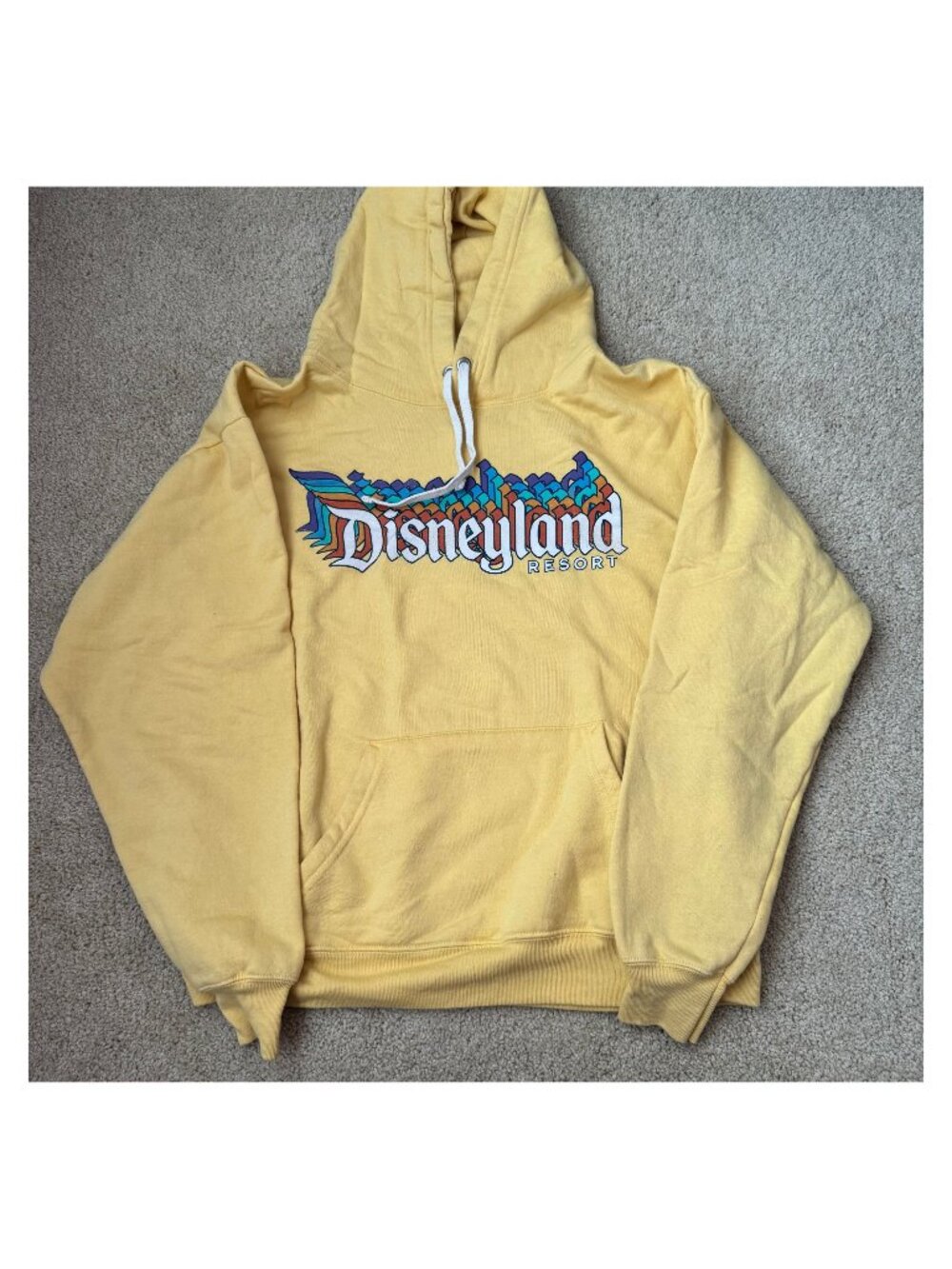 Yellow Disneyland Hoodie